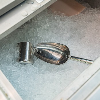 Ice Machine with Storage Bin